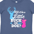 thumbnail image 4 of Inktastic Gender Reveal Will It Be a Little Buck or Doe? Girls Toddler T-Shirt, 4 of 5