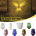thumbnail image 3 of GGB-3D Animals LED Wall Light Night Owl Wall Lights Wall Bald Eagle Wall Light Lion Lamp For Stairway Hallway,Wall Lamp For Stairway,Hallway,Kitchen【0514】, 3 of 7