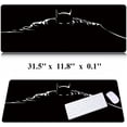 thumbnail image 2 of .x BAT Shadow Rubber Stitched Edges Extended Large Gaming Mouse Pad Office Keyboard Mouse Mat, 2 of 6