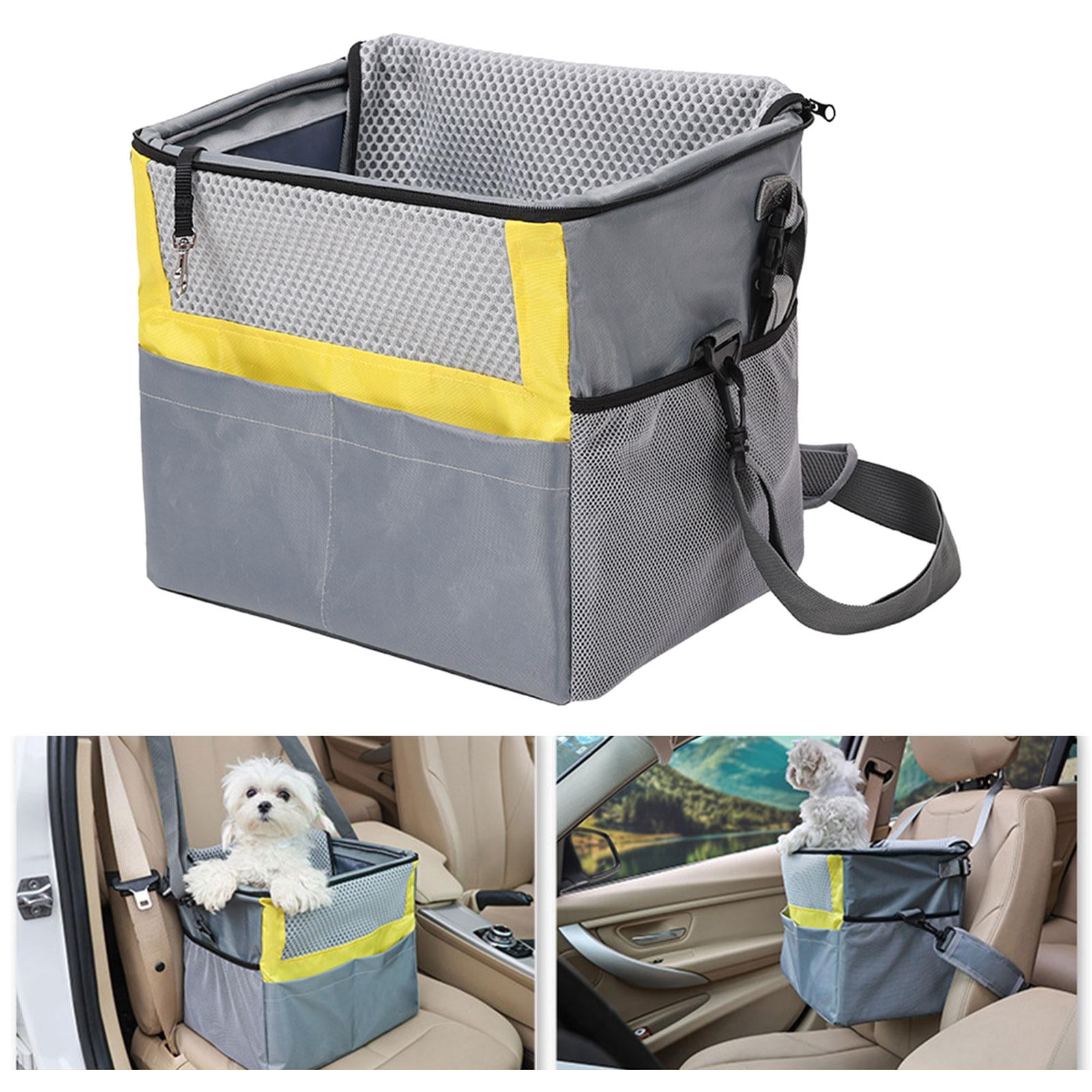 Fzaqwen Pet Carrier Backpack Dog Bike Basket Breathable Bicycle Basket Front Carry Kitty