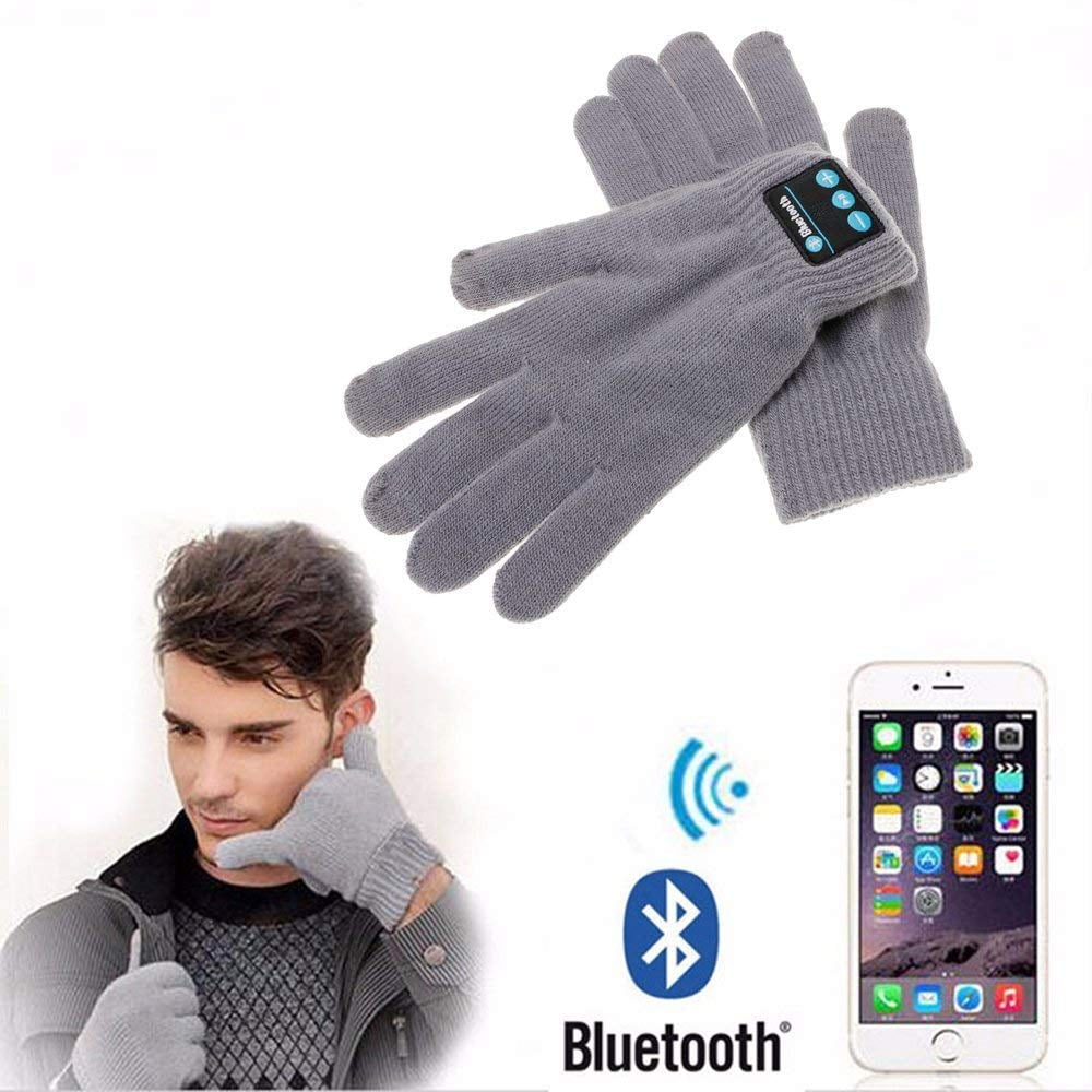Bluetooth Gloves, Wireless Bluetooth Gloves, Talking Gloves Builtin Speakers & Microphone Music