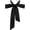 Black, variant on Bow Tie for Women, Ribbon Bowtie for Womens Girls Solid Dots Self Tie for School Uniform Shirt Party Wedding