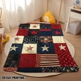 thumbnail image 3 of HELLOYOUNG American Flag Blanket 1pc Ultra-Soft Plush Quilt - Red White Blue Stars & Stripes Patriotic All-Season Throw for Bed Sofa Camping Picnic Indoor Outdoor Home Decor Cozy Durable Easy Care, 3 of 6