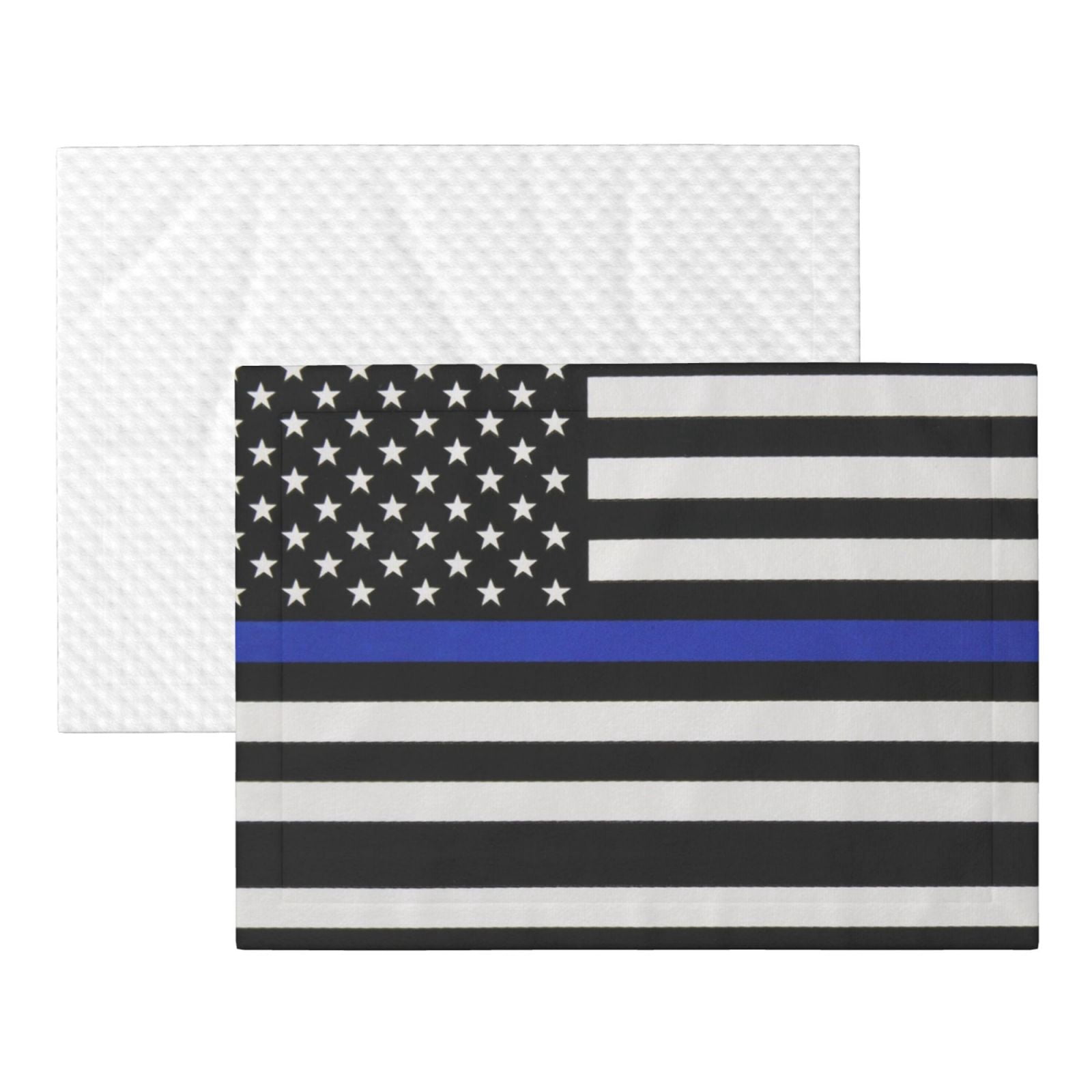 Thin Blue Line Flag Dog Blanket Soft Warm Flannel Cat Blanket Great Pet Throw for Cats Puppy Small Medium Large Dog