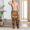 thumbnail image 3 of Cauagu Strong Kitten Lifting Weights Mens Pajama Pants Sleep & Lounge Pants,PJ Bottoms with Pockets-, 3 of 7