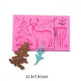 thumbnail image 3 of putnchl Silicone Resin Molds Christmas Tree Leaves Deer Fondant Mould Tools Kitchen Baking Accessories, 3 of 5