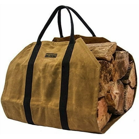 Readywares Waxed Canvas Firewood Log Carrier