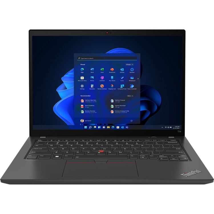 Lenovo ThinkPad T14 Gen 3 Laptop Intel Core i7-1265U 16GB RAM 256GB SSD Intel UHD Graphics 14.0" WUXGA Windows 11 Pro