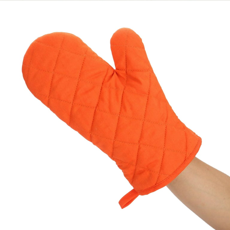 1Pair Oven Mitts Oven Gloves Oven Pot Holder Baking Cooking Heat Resistant  Kitchen Barbecue