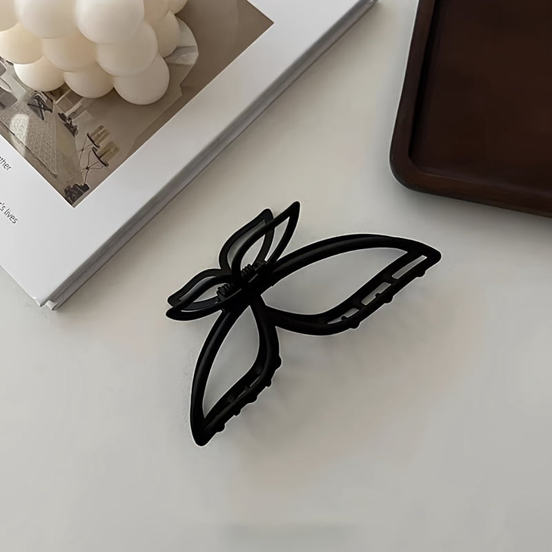 High-end hollow butterfly metal hair claw shark clip | elegant hair accessory | suitable for hair buns on the back of the head