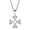 G20, variant on Cross Necklace for Men Silver Cross Chain Stainless Steel Pendant for Women Goth Necklace Gothic Christian Jewelry