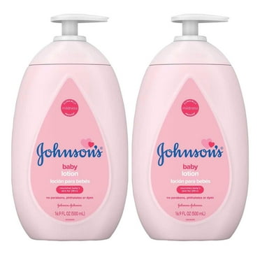 Johnsons Baby Lotion 16.9 Ounce Pump 500ml 2 Pack