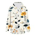 thumbnail image 4 of NMMUED Hoodies for Women, Sweatshirt for Women, Baggy Hoodie, Cute Hoodies, Womens Fall Tops, Beige XXL, 4 of 6
