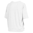 thumbnail image 3 of Women's Pressbox White Miami Hurricanes Rock & Roll Slub-T-Shirt, 3 of 3