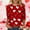 Tops-Red, variant on Gamivast Womens Valentines Shirt Plus Size 3/4 Sleeve Cute Heart Graphic Crew Neck Thsirts Holiday Loose Tunic Trendy Tops Cute Valentine 's Day Outfit