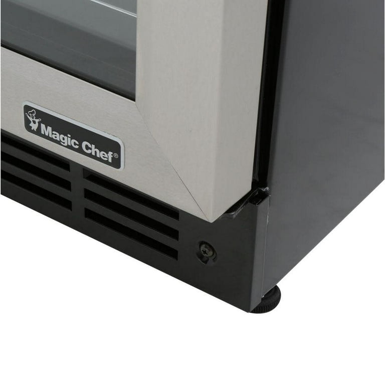 Magic Chef French Door Wine and Beverage Cooler with Dual