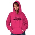 thumbnail image 4 of I Dream About Naps Lazy Day Unisex Plus Fleece Graphic Hoodie Brisco Brands 2X, 4 of 5