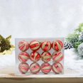 thumbnail image 3 of 12 piezas de adornos de de Navidad para , de brillo, de Navidad, caja , suministros , rojo Gloria Bolas de árbol, 3 of 9