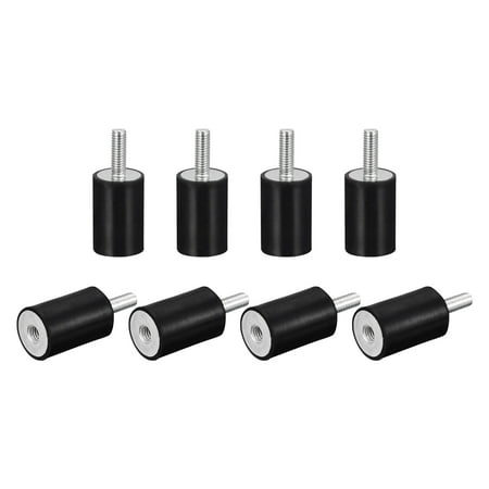 

Rubber Mount 8 Pack M6 Male/Female Vibration Isolator Shock Absorber D20mmxH30mm