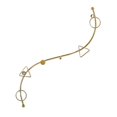 thumbnail image 3 of Here's a polished and professional product description for your wall mounted hook:\n\n \n\n**1pc Practical Wall Mounted Hook – Stylish Golden Finish for, 3 of 3