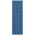 thumbnail image 5 of Ekena Millwork 12"W x 51"H True Fit PVC San Miguel Mission Style Fixed Mount Shutters, Sojourn Blue (Per Pair - Hardware Not Included), 5 of 9