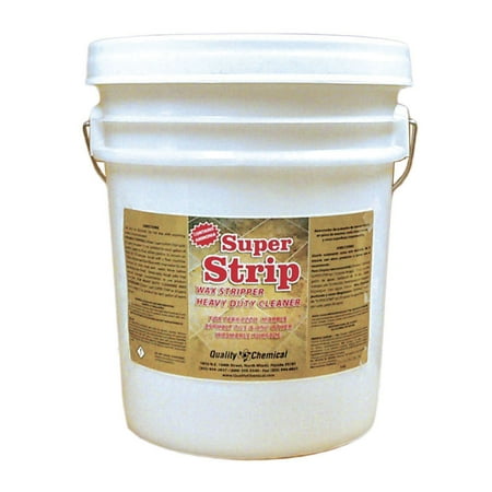 Super Strip Commercial Floor Wax Stripper with Ammonia - 5 gallon