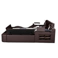 thumbnail image 6 of Zoya Smart Multifunctional Queen Size Bed Made with Wood in Brown, 6 of 15