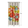 thumbnail image 5 of Pioneer Colorful Floral Shower Curtain for Bathroom Home Decor Bathtubs Waterproof Fabric Curtain with 7 Hooks 36x72in, 5 of 6