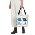 thumbnail image 5 of Pofeuu Snow Gnome for Winter Print Women Fashion Shoulder Handbags Top Handle Satchel Bags Tote Shoulder Shopping Bag Stylish Canvas Tote Bag, 5 of 6