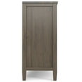 thumbnail image 3 of Ela SOLID WOOD 32 inch Wide Transitional Low Storage Cabinet in Smoky Brown, 3 of 6