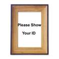 thumbnail image 1 of Please聽Show聽Your聽ID聽Black Symbol Photo Frame Exhibition Display Art Desktop Painting, 1 of 3