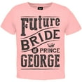thumbnail image 1 of Prince George - Future Bride Toddler Light Pink T-Shirt, 1 of 1