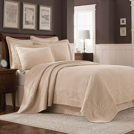 Williamsburg Abby King Coverlet in Linen