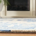 thumbnail image 6 of Safavieh Dip Dye Cadence Damask Wool Area Rug, Beige/Blue, 7' x 7' Square, 6 of 12