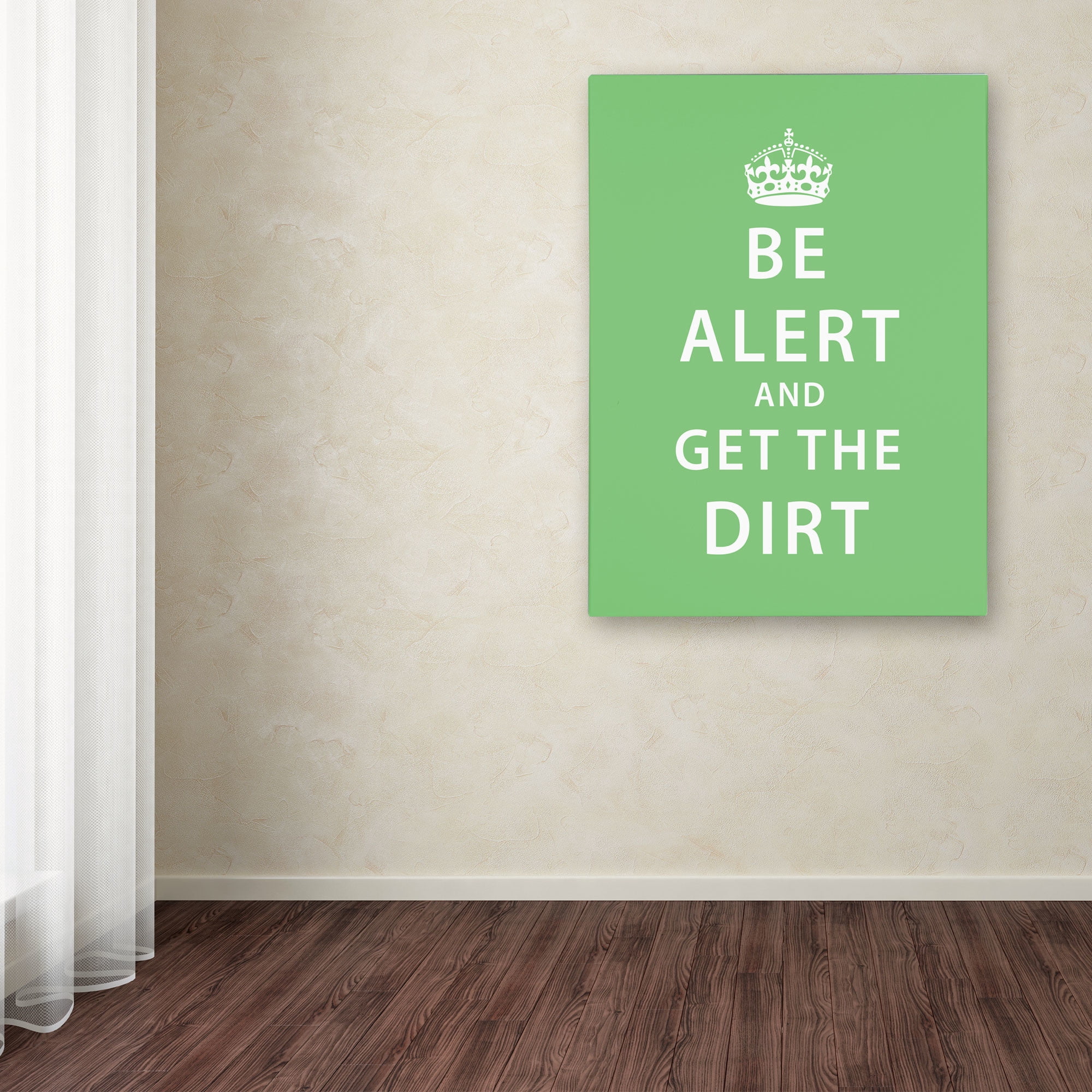 Trademark Fine Art "Get the Dirt" Canvas Art by Megan Romo