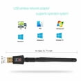 thumbnail image 3 of 600Mbps Wireless USB Wifi Adapter Router Dongle Band 2.4G W/ Antenna 802.11B US, 3 of 3