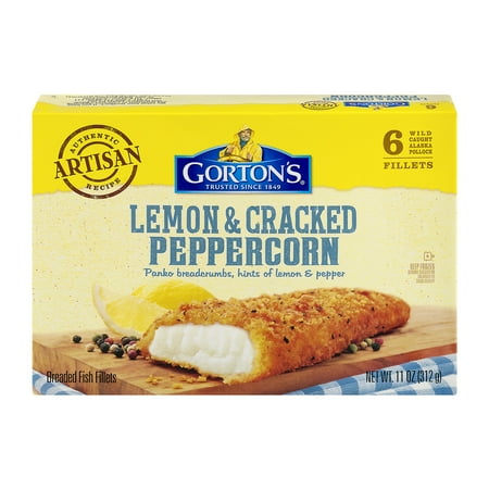 Gorton's Lemon & Cracked Peppercorn Fillets - 6 CT