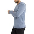 thumbnail image 6 of X RAY JEANS Mens Basic Hooded Sweater, Heather Slate, S, 6 of 10