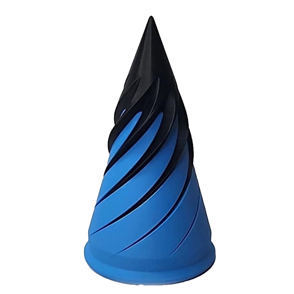 NHJGYSDY Cono A Spirale Stampato In 3D, Piramide Impossibile, Scultura Antistress, Mini Vortice, Illusione, Giocattolo Da Scrivania, Regalo Per Bambini E Adulti - Foto 10