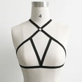 thumbnail image 3 of Lencería Para Mujeres Sujetadores Sujetador Elástico Jaula Sujetador Strappy Hollow Out Halter Bra Bustier Top Odeerbi ODB141621, 3 of 4