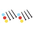 thumbnail image 1 of Tee  Ball Tee Abs  Tee Professional  Tee Plastic  Tee 2 Sets  Tee Holder ABS Long Ball Base Set Kit With Colorful Discs For Outdoor Sports, 1 of 8
