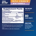 thumbnail image 5 of (2 pack) Osteo Bi-Flex Triple Strength with MSM, Glucosamine, Joint Health Supplement, 80 Coated Tablets, 5 of 11