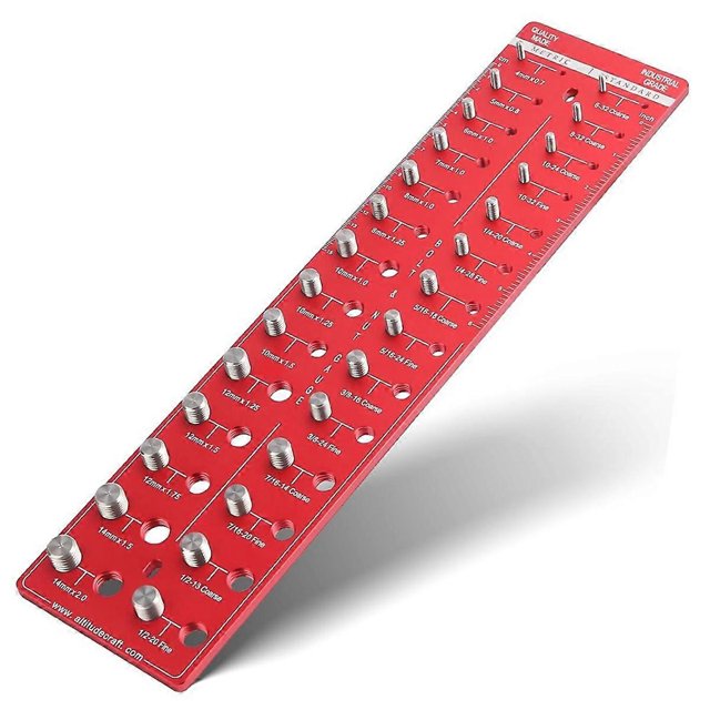 Nut and Bolt , Bolt Size and Thread Gauge, Bolt and Nut Identifier Gauge, Bolt Gauge