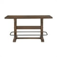 thumbnail image 5 of Lexicon Oliver Solid Wood Pub Height Table in Brown, 5 of 7