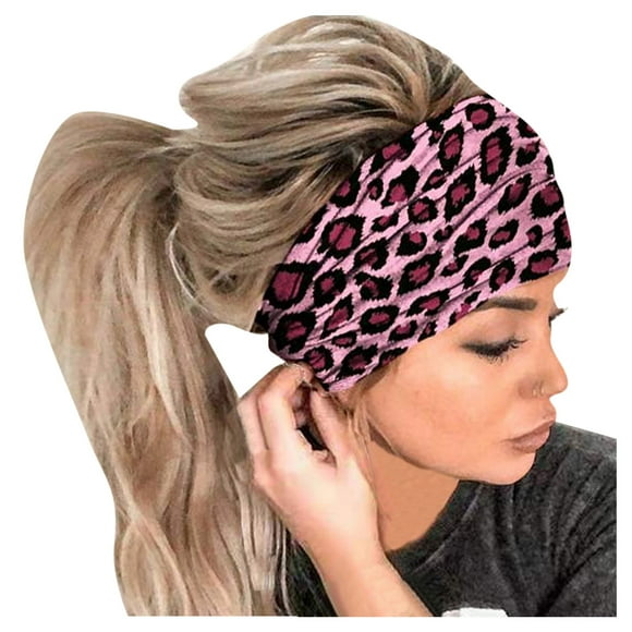 2025 Women Print Headband Elastic Too Knot Headband Womens Head Wrap Hair Band Head Bands for Womens Bandana