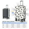 thumbnail image 6 of Lsque Funny Chicken Printed Luggage Cover, Travel Luggage Protector,Scratch and Dirt Resistant, Fits 18-32 Inch Luggage -, 6 of 9