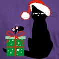 thumbnail image 3 of CafePress - Santa Cat &Amp; Mouse Dark T Shirt - Men's Classic Graphic Cotton T-Shirt, 3 of 4