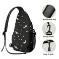 thumbnail image 3 of Astronaut Themed Crossbody Bag - Lightweight Chest Backpack for Commuting - Anti-Theft & Travel-Ready, 3 of 5