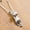 White1, variant on Women 925 Sterling Silver Lovely Jumping Cat Pendant Necklace Collar Jewelry
