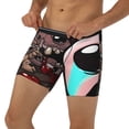thumbnail image 3 of Lsque The Binding of Isaac Pattern Men's Performance Stretch Underwear, Athletic Long Leg Briefs，Moisture-Wicking-Small, 3 of 6